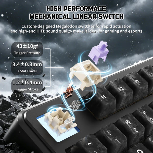 Attack Shark X87 Ultra Wireless Keyboard