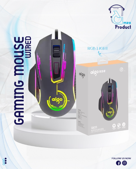 Aigo q833 Gaming RGB mouse
