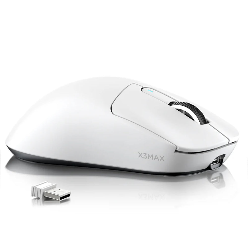 ATTACK SHARK X3MAX PAW3950 Wireless Gaming Mouse – White