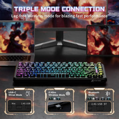 Attack Shark X82 Pro HE Keyboard (Black Contour)