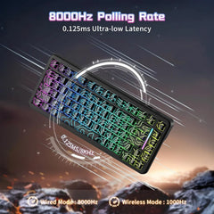Attack Shark X82 Pro HE Keyboard (Black Contour)