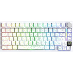 Attack Shark X820 Ultra Display Keyboard (White Contours)