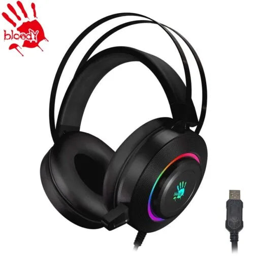Bloody G521 Virtual 7.1 Surround Sound USB RGB Gaming Headphone