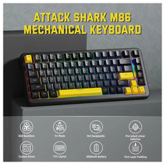 Attack Shark M86 Keyboard (Star Black)