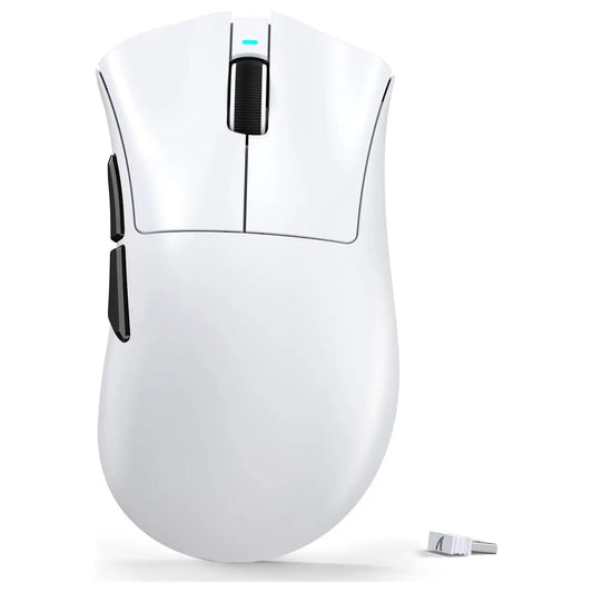 ATTACK SHARK V3 Ultra-Light Wireless Gaming Mouse, 25000 DPI, 62g, White
