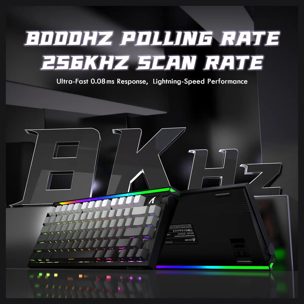 Attack Shark R85 HE Keyboard (White)