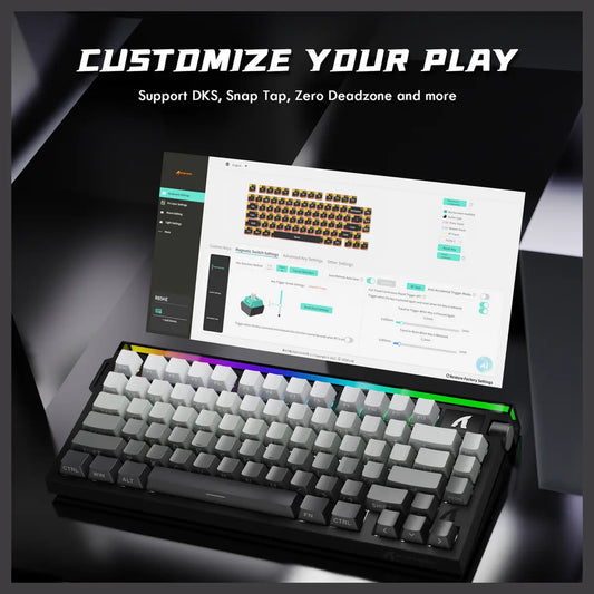 Attack Shark R85 HE Keyboard (White)