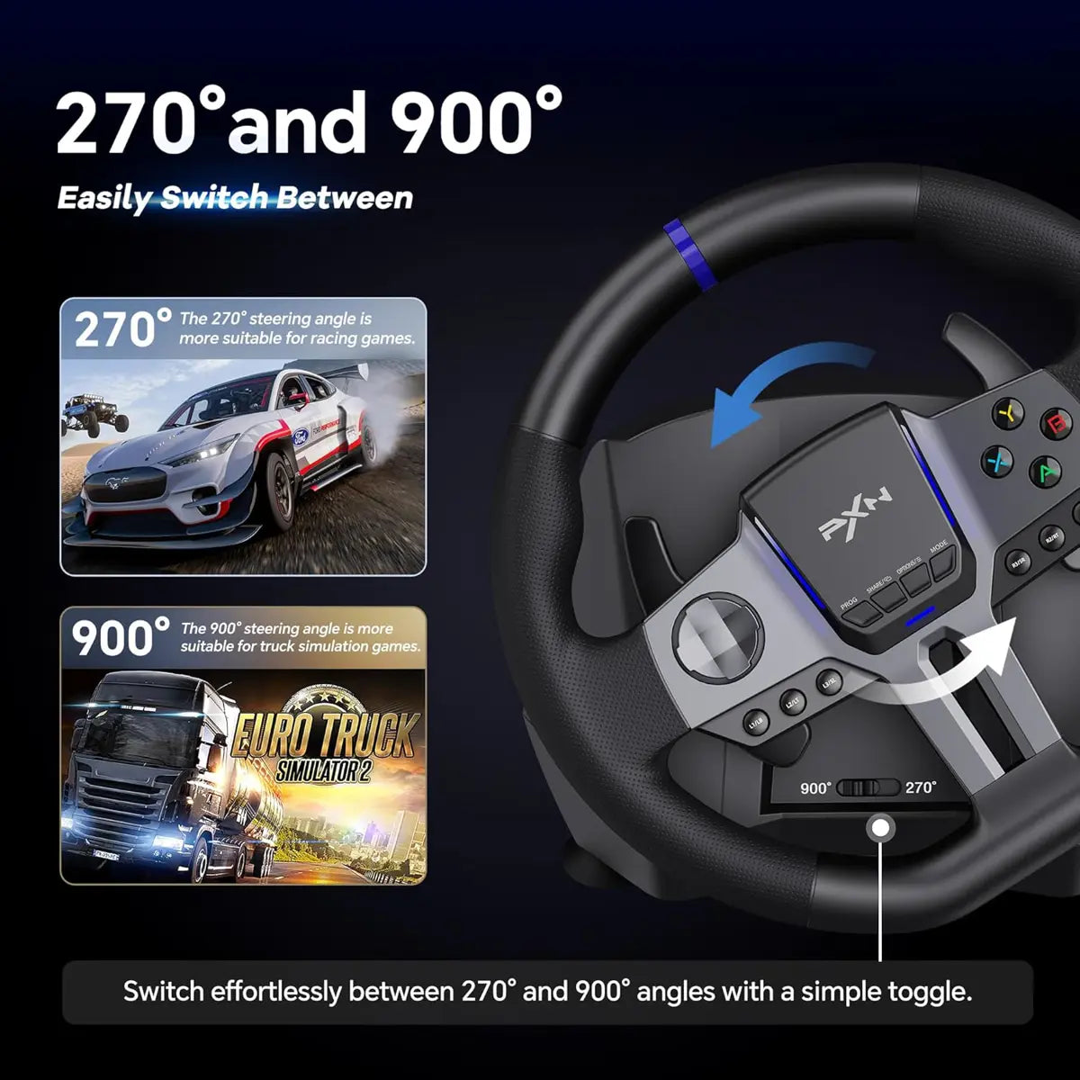 PXN STEERING WHEEL V9 GEN 2